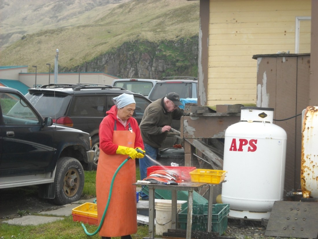 Many years of experience go into each step of the process.  Sam and Gert Svarny.